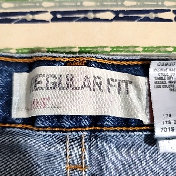 Levi's 505 Men’s Jeans 42x29 Straight Classic Denim Pants Levi Workwear Casual. - Picture 16 of 16